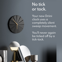 Load image into Gallery viewer, Driini Staircase Modern Wall Clock (Black)