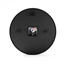 Load image into Gallery viewer, Driini Modern Black Rose Gold Aluminum Analog Wall Clock (12") - Classic Tick Marks
