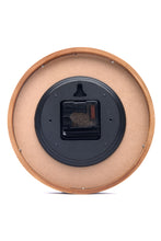 Load image into Gallery viewer, Driini Modern Wood Analog Wall Clock (9") - Battery Operated with Silent Sweep Movement - Small Decorative Wooden Clocks for Bedrooms, Bathroom, Kitchen, Living Room, Office or Classroom