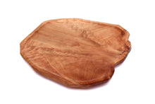 Load image into Gallery viewer, Driini Premium Handmade Root Wood Lazy Susan Turntable Organizer - Large Rustic Wooden Serving Platter Cheese Board (16")