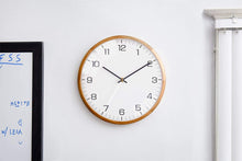 Load image into Gallery viewer, Driini Analog Dome Glass Wall Clock (12", White)