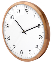 Load image into Gallery viewer, Driini Analog Dome Glass Wall Clock (12", White)