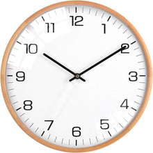Load image into Gallery viewer, Driini Analog Dome Glass Wall Clock (12", White)