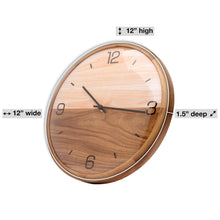 Load image into Gallery viewer, Driini Analog Dome Glass Wall Clock - (12")