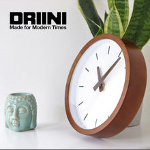 Load image into Gallery viewer, Driini Modern Wood Analog Wall Clock - (9")