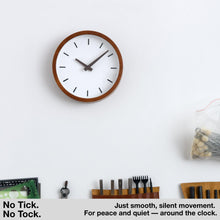 Load image into Gallery viewer, Driini Modern Wood Analog Wall Clock - (9")