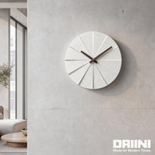 Load image into Gallery viewer, Driini Staircase Modern Wall Clock (White, 12.5 in)
