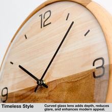 Load image into Gallery viewer, Driini Analog Dome Glass Wall Clock - (12")